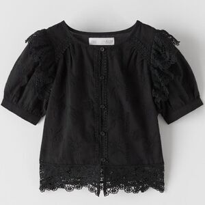Zara black blouse